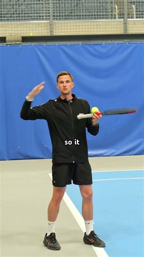 Master racket drop on serve. #tennis #tennistips