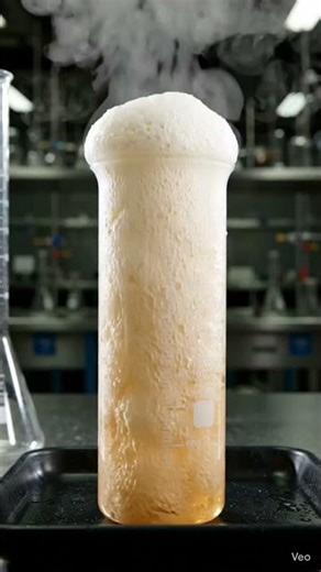 “Instant Foam Explosion Experiment 💥”