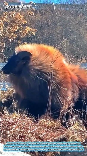 Based on the image, this animal is a Himalayan Tahr (Hemitragus jemlahicus)#rareanimal