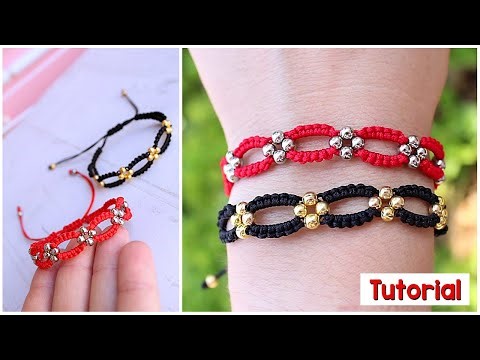 Pulsera con nudo Alondra ✨ Fácil, rápida y muy vendible👌