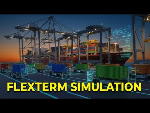 Optimizing Container Terminals: FlexTerm Automated Container Terminal Simulation Demo