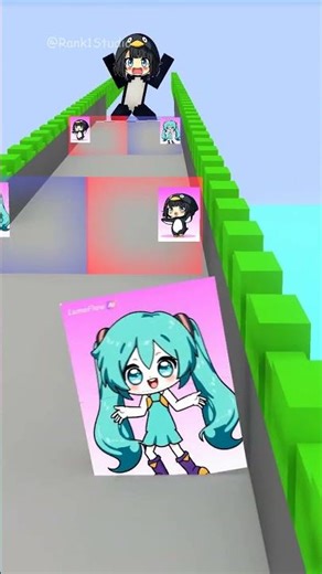 Build a Queen Run challenge with Gugugaga and Hatsune Miku!