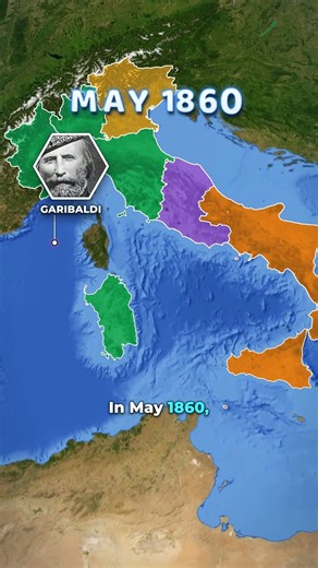 How Italy Became One Country In Just 11 Years 🇮🇹 #worldfacts #italy #history #geography #maps