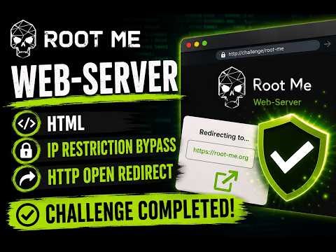 Root Me: Web‑Server — HTML, IP Restriction Bypass, HTTP Open Redirect