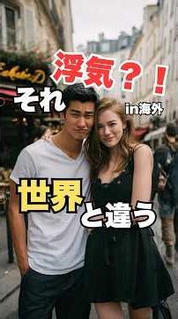 【衝撃】これは浮気?浮気じゃない?世界基準で判定 #shorts