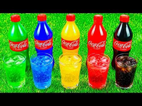 EXPERIMENT: Big Toothpaste Eruption from Giant Coca-Cola Rocket, Mtn Dew, Fanta, Cola and Mentos #1