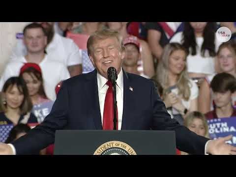 Full Trump rally in South Carolina: Praises Graham, blasts Democrats before 2026 midterm elections