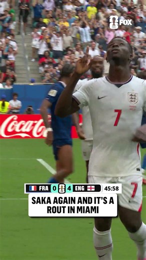 "ENGLAND ARE TAKING FRANCE TO THE CLEANERS!"