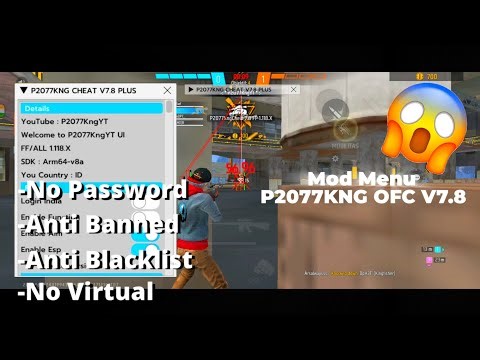 ALLMOD MENU P2077KNG V7.8 LITE🔰SAFE💯ANTIBANNED👑WORK ALL DEVICE💯