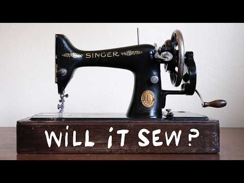 I Restored a 100-Year-Old Sewing Machine | Singer 99K Hand Crank Conversion
