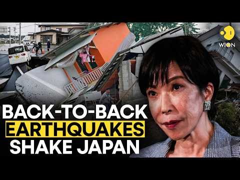Japan Earthquake LIVE: Back-To-Back Earthquakes Rock Japan, Strong Tremors Trigger Panic | WION