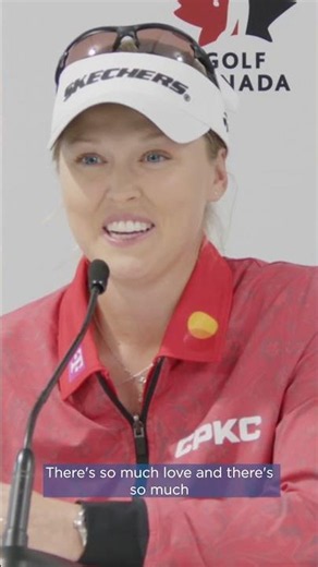For the fans ❤️🇨🇦 The home crowd advantage helped propel Brooke Henderson to her 2025 win in Canada