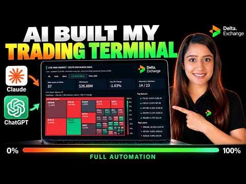 How to Build an Trading Terminal With AI — No Coding | Claude Code + Delta Exchange