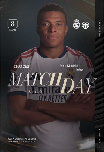 REAL MADRID 🤝 CHAMPIONS LEAGUE #RealMadrid #MatchDay #UCL | Real Madrid