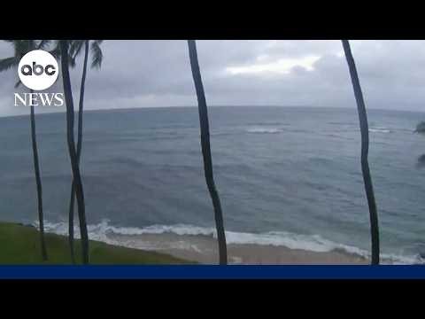 Active hurricane warning for Hawaii's big island