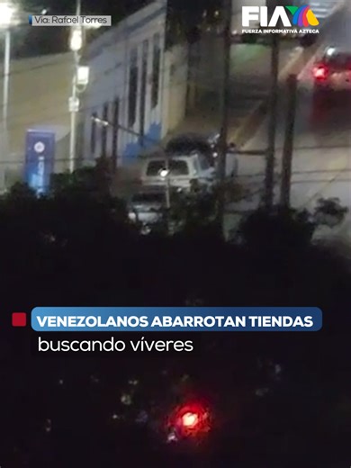 #URGENTE | Pueblo de Venezuela comienza a realizar compras de pánico Venezolanos comienzan a realizar filas para comprar víveres luego de que se suscitaron explosiones y bombardeos en #Caracas, #Venezuela. Imágenes entregadas a FIA muestran cómo la ciudadanía comenzó a abarrotar dichas tiendas luego de que la tensión con EU escaló. Vía: Rafael Torres #AztecaNoticias #Noticias #Informacion #LoUltimo #UltimasNoticias #Viral #ParaTi #FIA #LoDescubriEnTikTok #TikTokInforma #TikTokMeHizoVer #NiPatria
