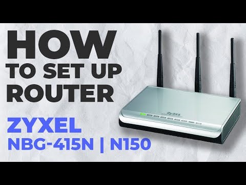 ✅ How to Setup Zyxel NBG-415N | How to Set Up ZYXEL N150 NBG-415N WiFi Router