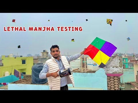 New MANJHA TESTING & kite Fighting tricks | kite cutting | kite flying | kite #kitefighting 
