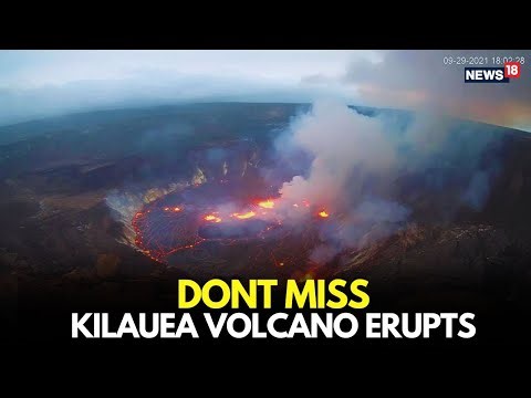 Kīlauea Volcano ERUPTS in Hawaii | Spectacular Lava Fountains Light Up the Sky