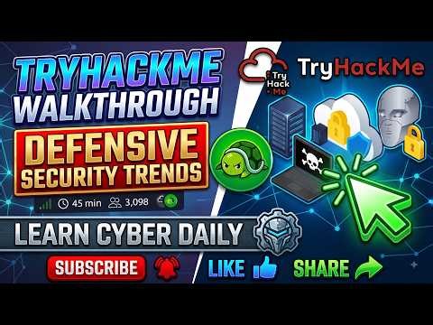 TryHackMe Defensive Security Trends | Full Walkthrough 🔐