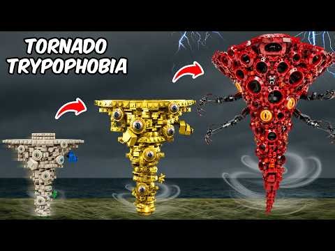 Building the Evolution of LEGO TORNADO TRYPOPHOBIA All Levels! | AM Bricks Galaxy