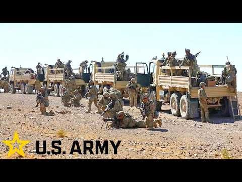 U.S. Army: Major Combat Exercise at Fort Irwin, California