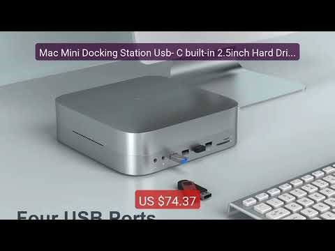 Mac Mini Docking Station Usb- C built-in 2.5inch Hard Drive En... — Hot Deal 2026 | Limited Offer!