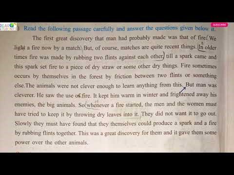 Class 7 English Revision Test 4 (AJB)/ Class 7 English Revision Test 4 Question 1. ii)