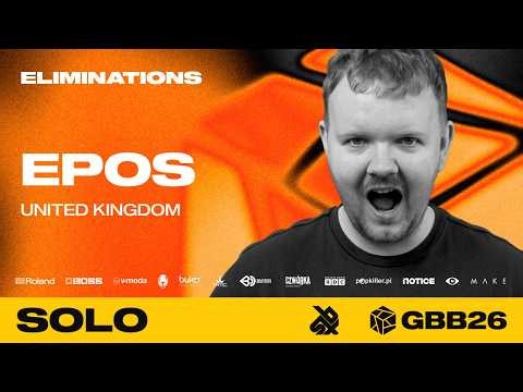 Epos 🇬🇧 | Grand Beatbox Battle 2026 | Solo Elimination 1