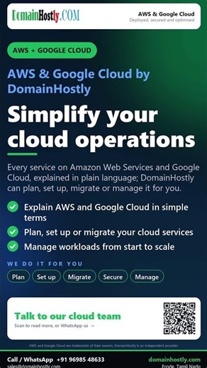 AWS and Google Cloud made simple for businesses #shorts