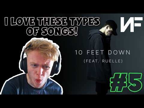 EVERY LINE WAS JUST INSANE! | NF - 10 Feet Down ft. Ruelle Reaction | FIRST TIME REACTION!