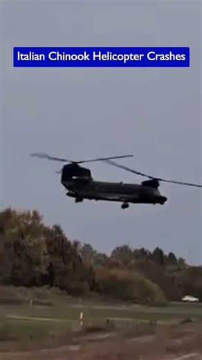 Italian Chinook Helicopter Crashes During EU Mission in Bosnia!