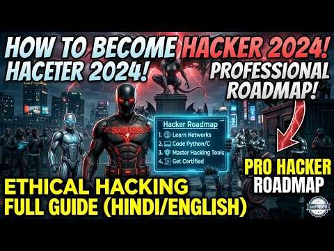 How To Become Hacker 2024 | Pro Hacker Kaise Bane | Ethical Hacking Full Roadmap