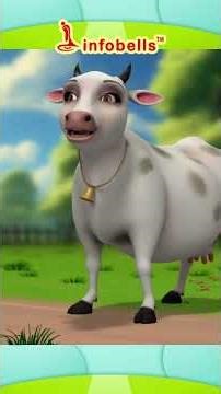 Gaiya Meri Aati Hai - Cow Song | Hindi Rhymes for Kids | Infobells #hindirhymes #balgeet #cowsong