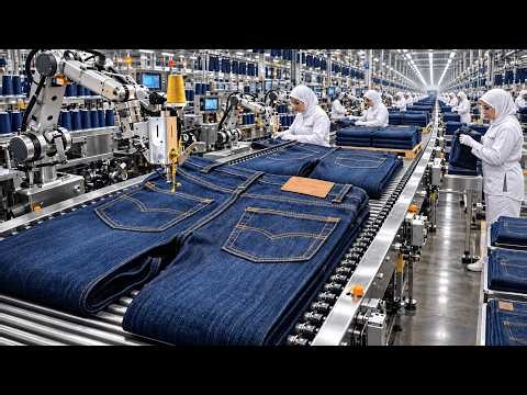 How Millions of American Jeans are Made – Complete Production Process