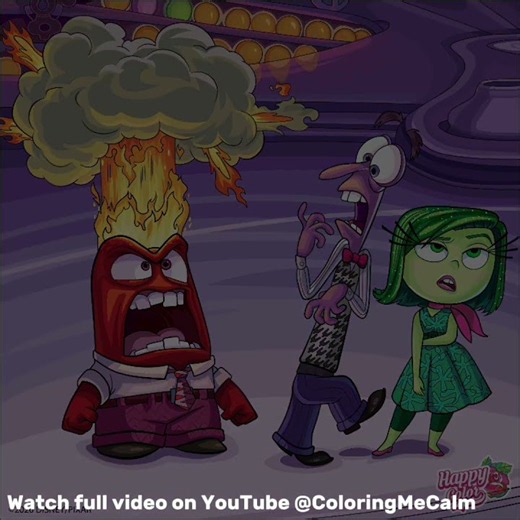 Disney's Inside Out: Anger Meltdown with Fear & Disgust