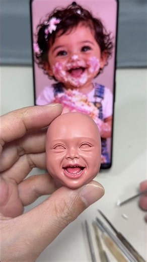 Sculpting a Cake-Covered Baby Head | Handmade Clay Art