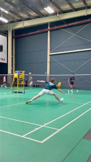 Long Badminton Match Rally in Dubai We Met Sports Badminton Club #badminton #dubai #shorts