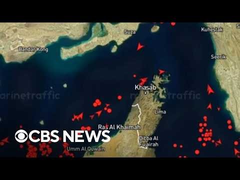 Iran strikes vessel in Strait of Hormuz amid fee debate