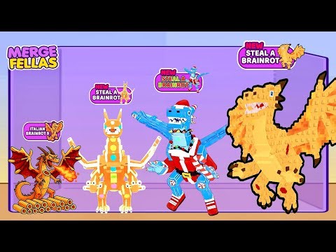 Merge Anomaly: ITALIAN BRAINROT 9 vs BRAINROT | Boss + Boss | Merge Fellas New Update!