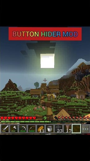 Button Hider Mod for MCPE 1.21+ | Clean UI & No Screen Buttons | Android