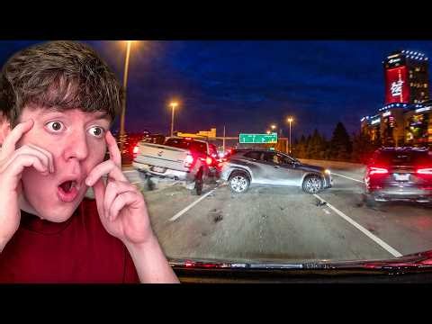 Drivers INSANE Reaction Avoids BAD CRASH!