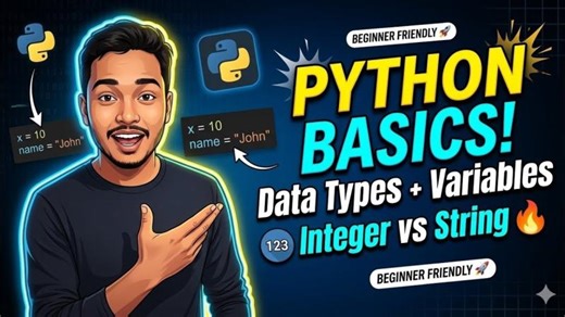 Python Basics: Variables, Data Types, and Arithmetic Operations Explained | Harshith B C posted on the topic | LinkedIn