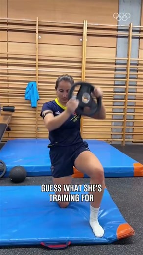 Can you guess what Patricia Alvarez is training for?