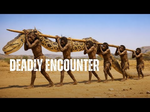 Life 3.2 Million Years Ago | Giant Python vs Early Humans— Seconds from Death