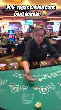 Card Counter KICKED OUT in Las Vegas POV #blackjack #casino
