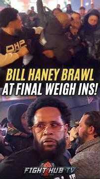 Bill Haney involved in BRAWL at Teo vs Shakur final weigh in! 😧
