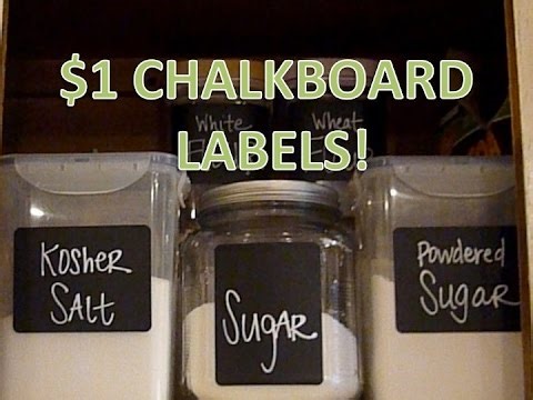 $1 CHALKBOARD LABELS! | No DIY needed!
