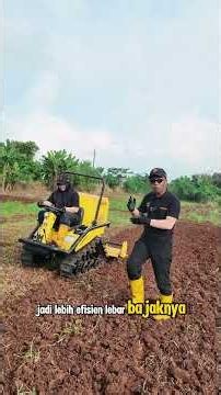 Walaupun bobotnya berat, tapi penggunaannya ringan sekali Crawler Trakor FCT25 #fct25 #traktor
