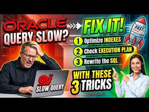 Oracle Query Slow? Fix It With These 3 Tricks ⚡ | Oracle Performance Tuning